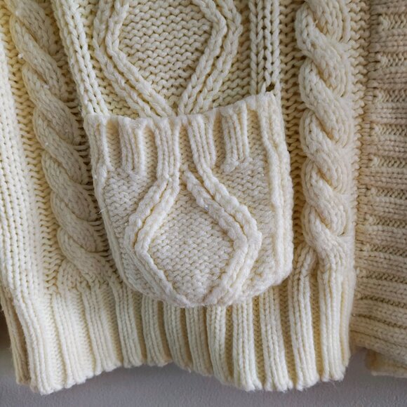 Vintage Fisherman Cardigan Sweater - Picture 6 of 11